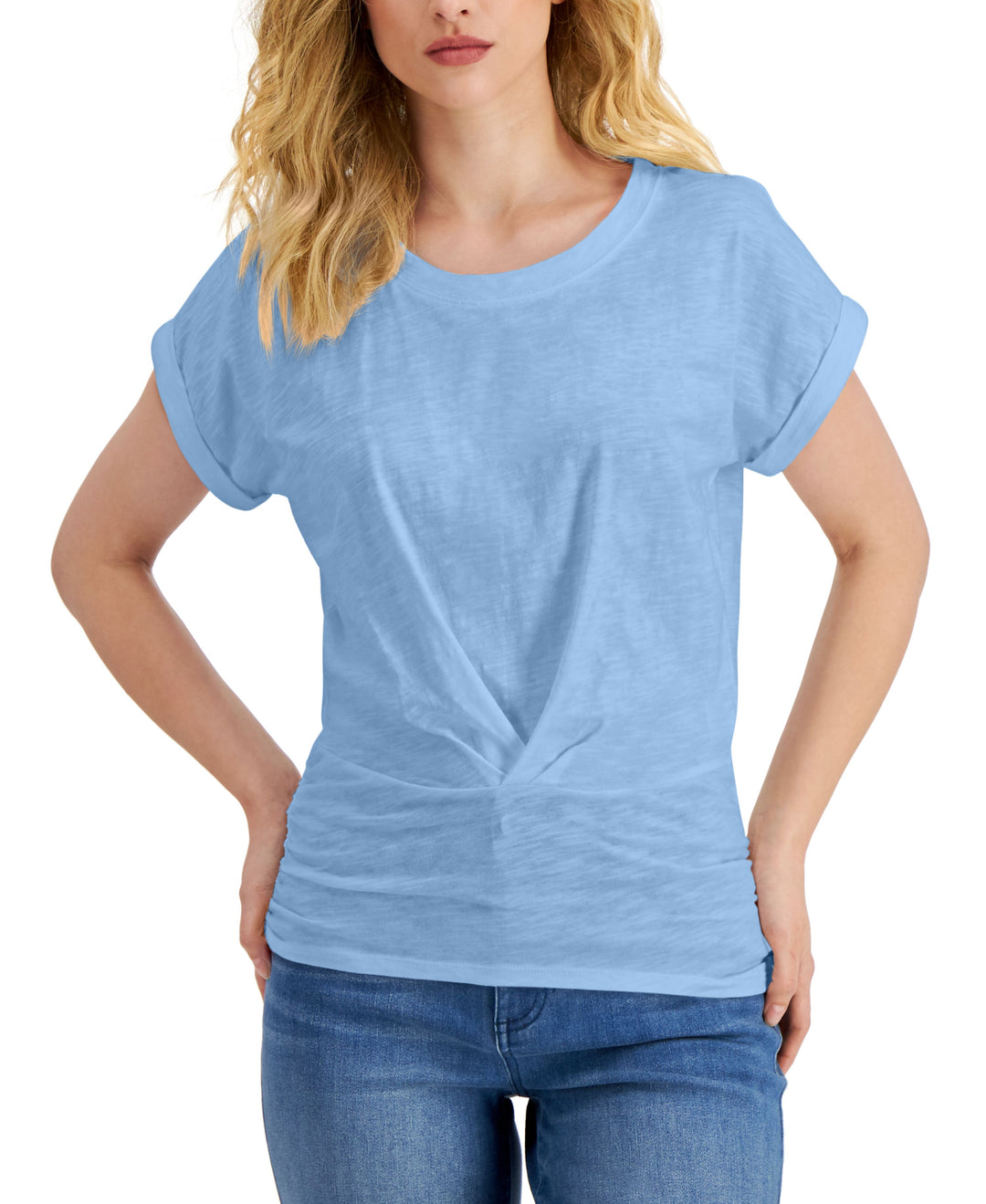 INC International Concepts Pleated Front Top