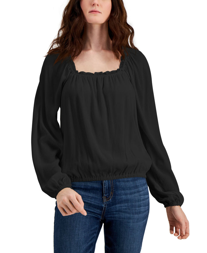 INC International Concepts Womens Square Neck Top