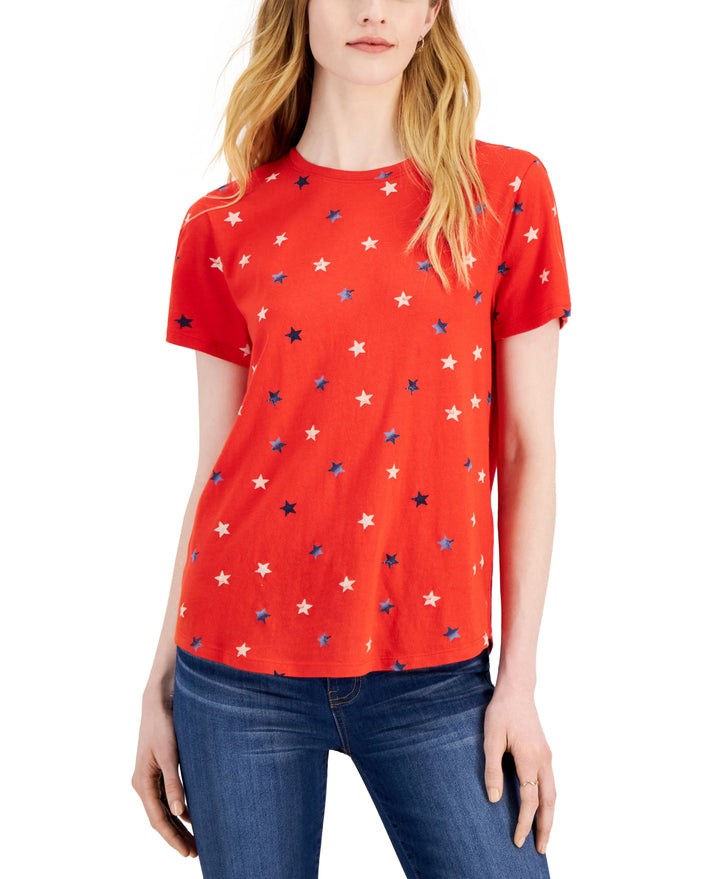 Style & Co Cotton Printed T-Shirt