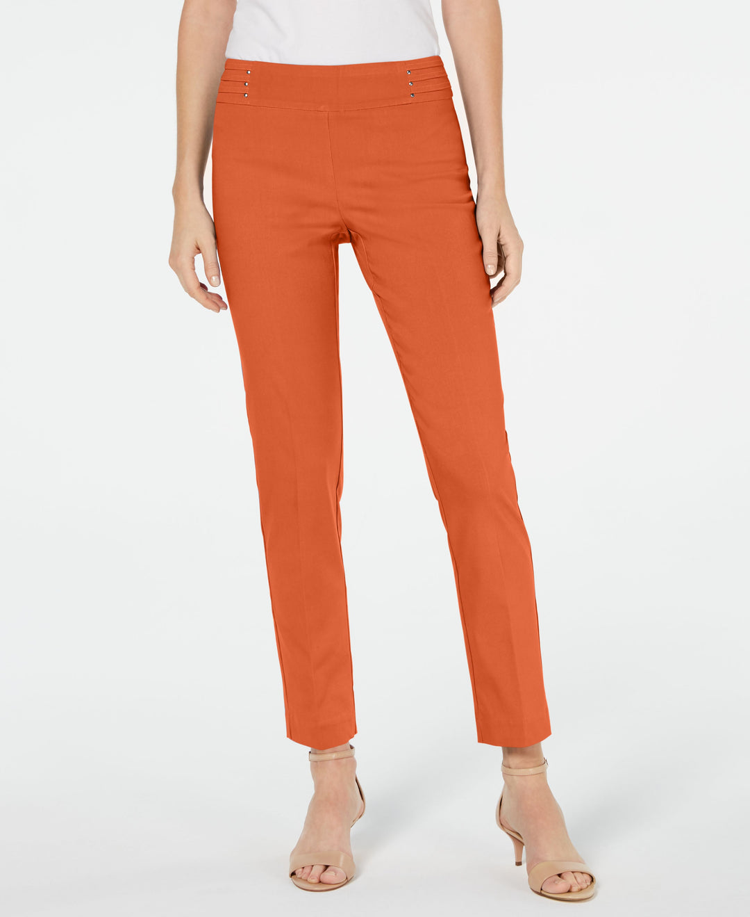 JM Collection Studded Pull On Pants