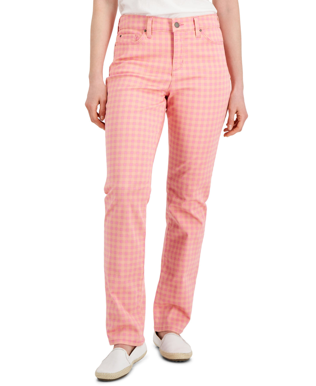 Charter Club Lexington Gingham Jeans