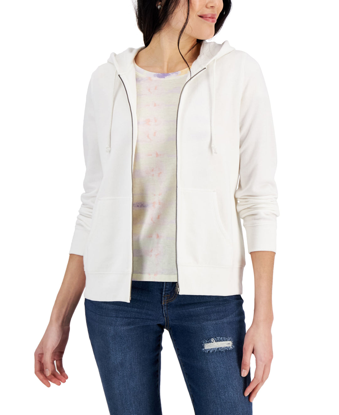 Style & Co Fleece Zip Hoodie