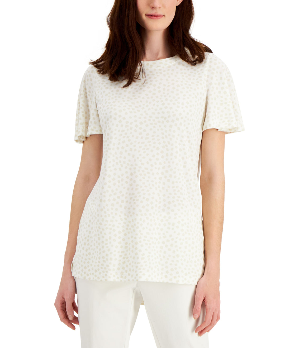 Alfani Flutter Sleeve T-Shirt