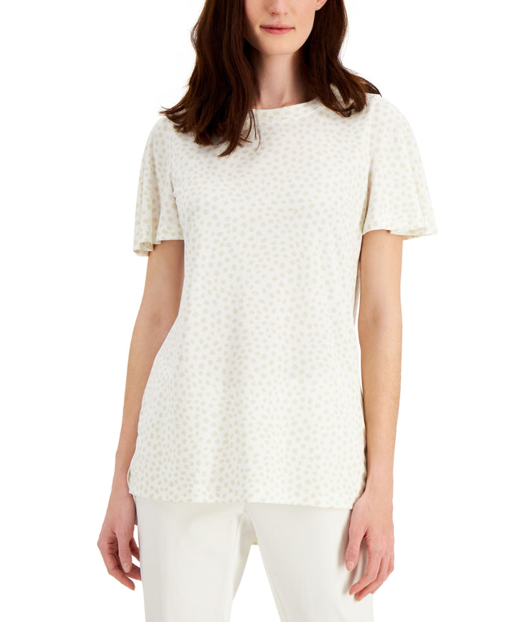 Alfani Flutter Sleeve T-Shirt