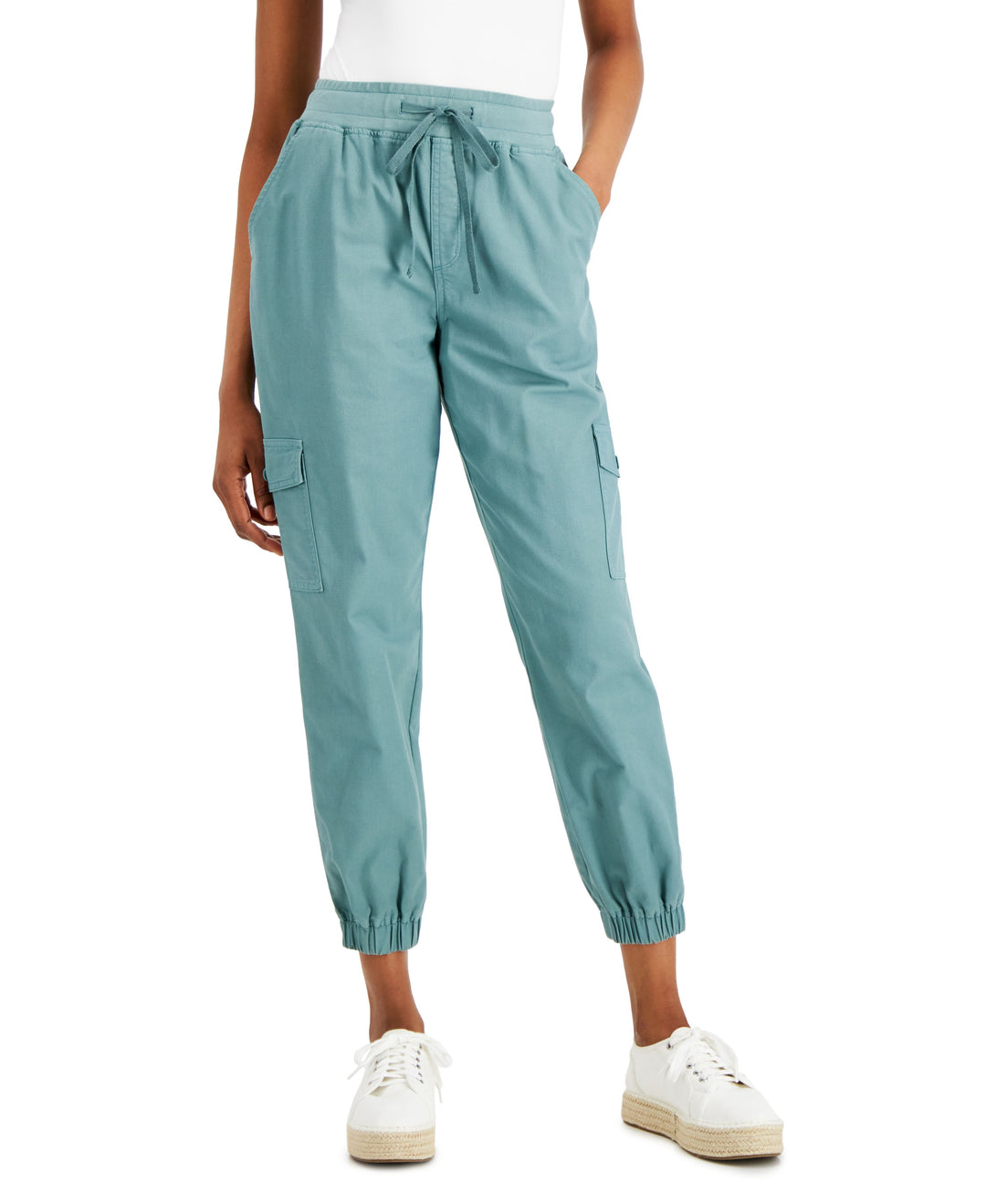 Style & Co Womens Cargo Joggers
