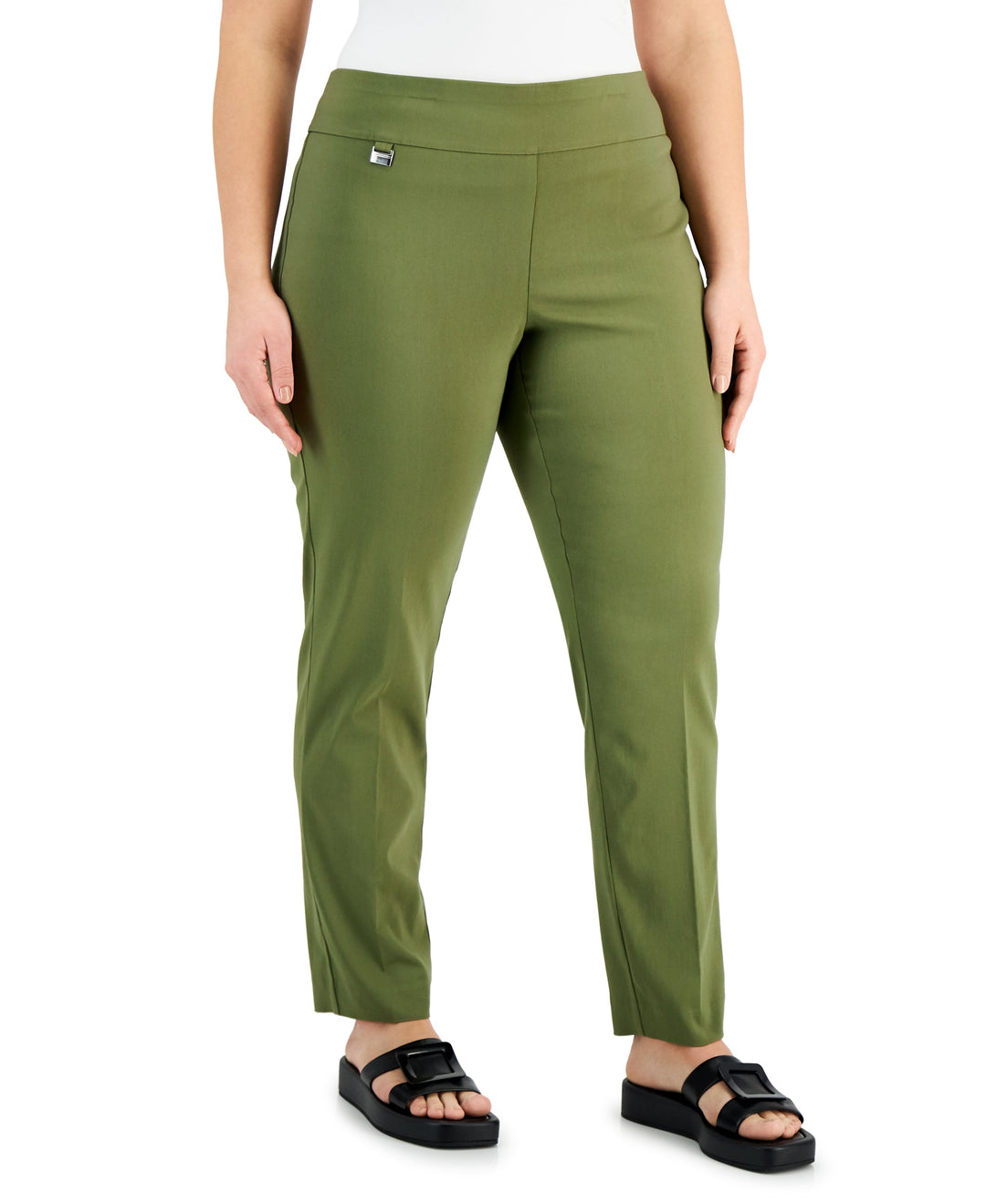 Alfani Plus Size Tummy Control Pull On Skinny Pants