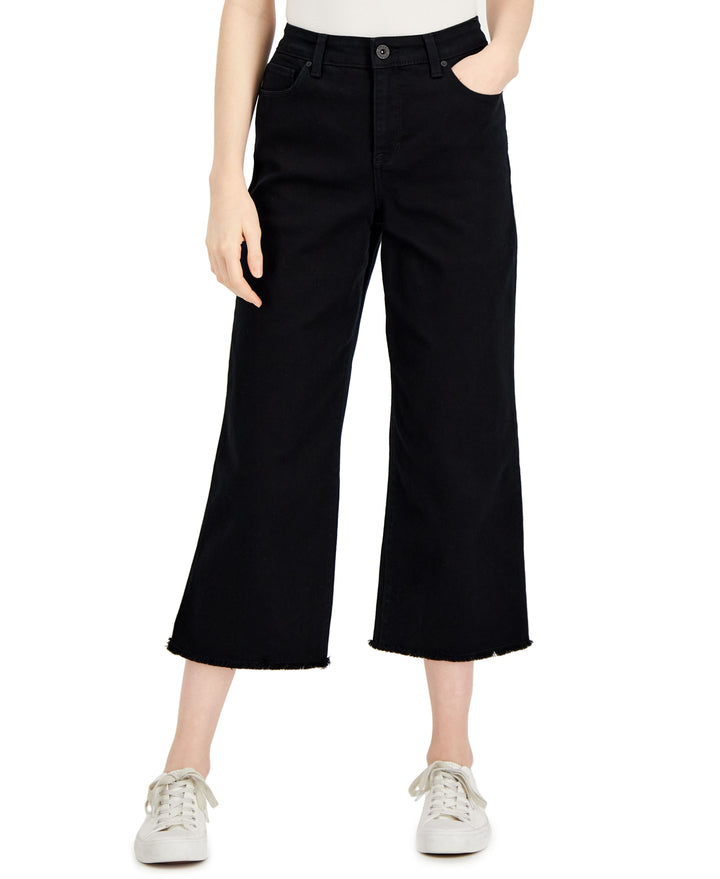 Style & Co Womens High Rise Curvy Cropped Jeans