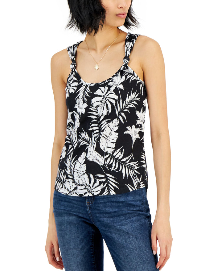 INC International Concepts Womens Knot Strap Top