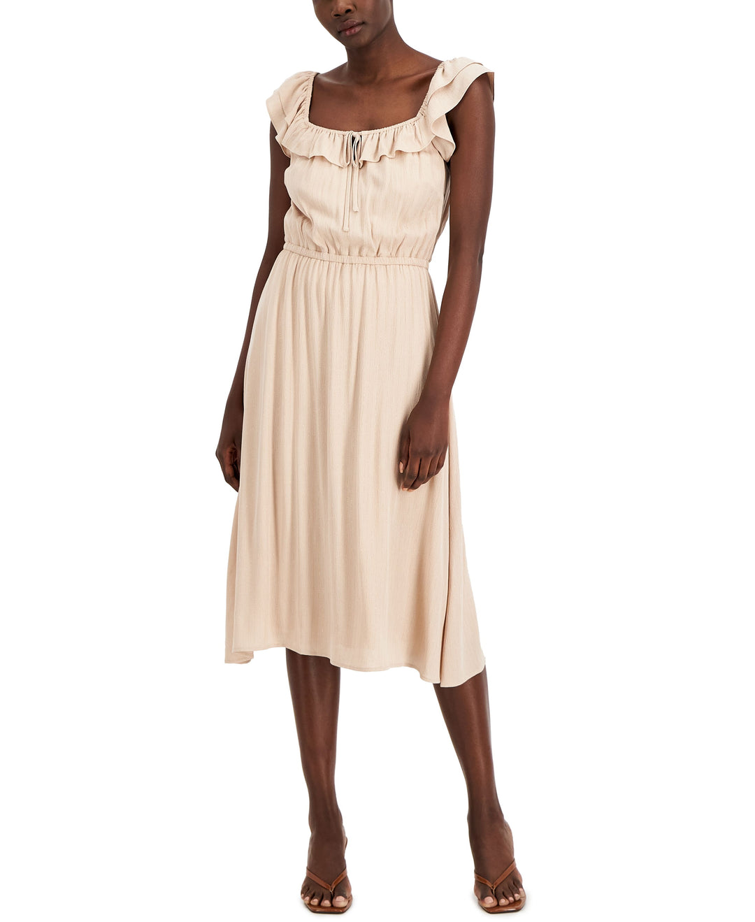 INC International Concepts Womens Metallic Dress