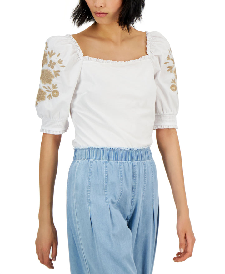 INC International Concepts Womens Embellished Top