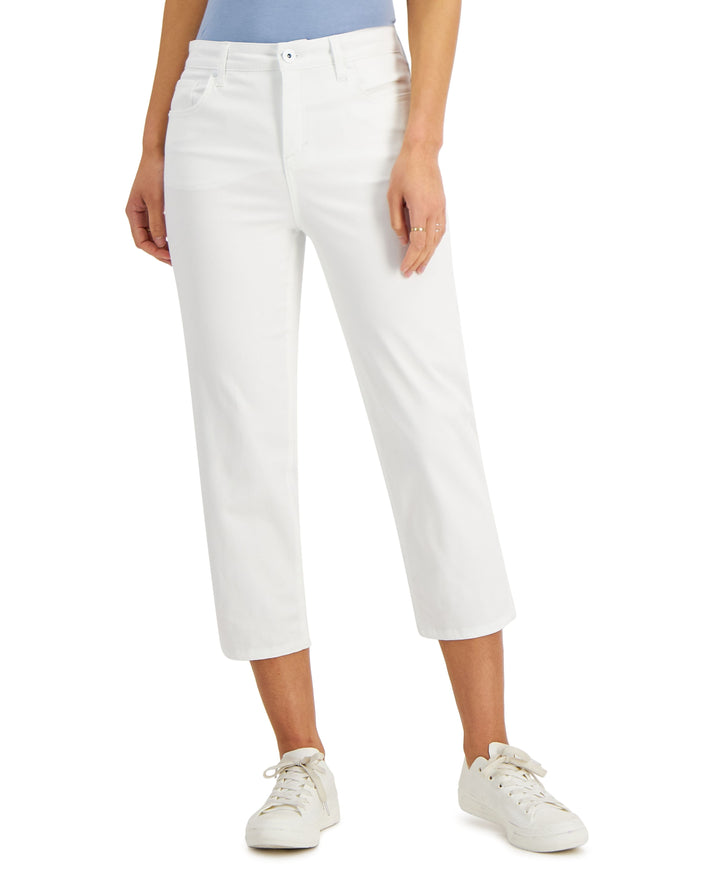 Style & Co Womens High Rise Cropped Jeans