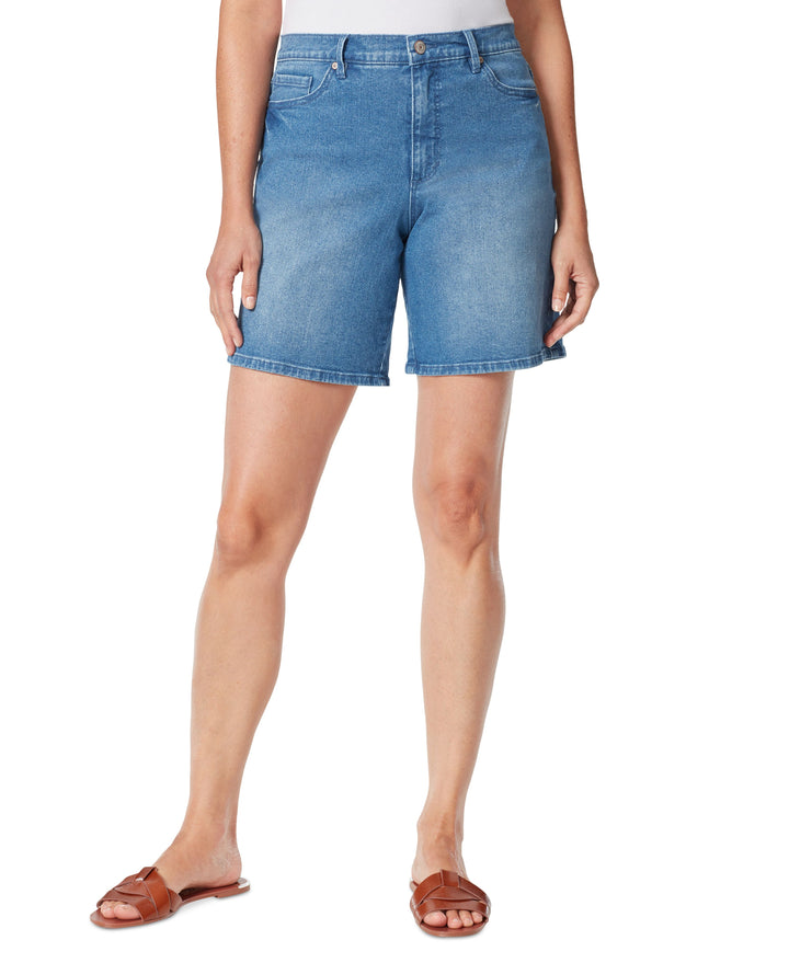 Gloria Vanderbilt 8 Relaxed Denim Shorts