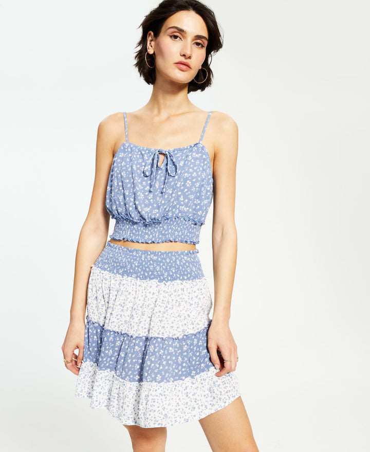 Juniors' Tiered Ruffled Skirt