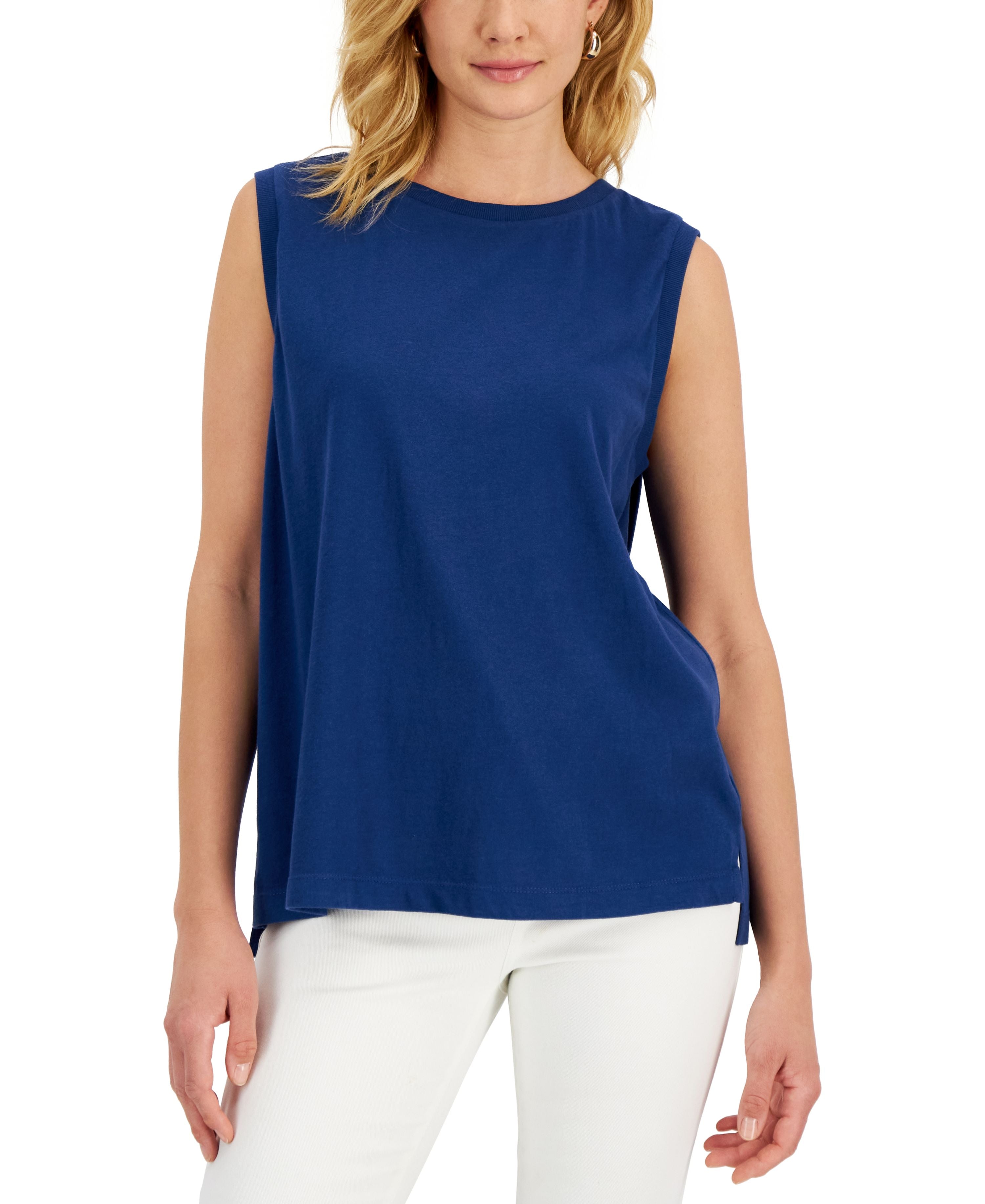 Style & Co Womens Sleeveless Top