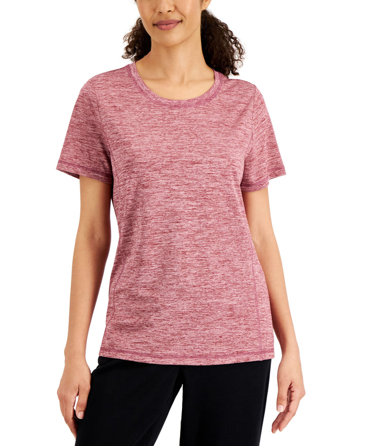 Karen Scott Womens Space Dyed Top