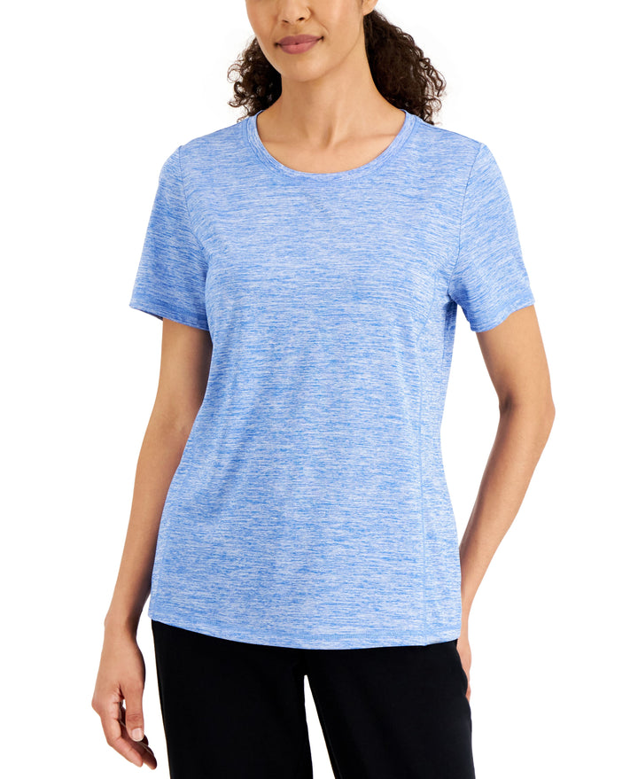 Karen Scott Womens Space Dyed Top