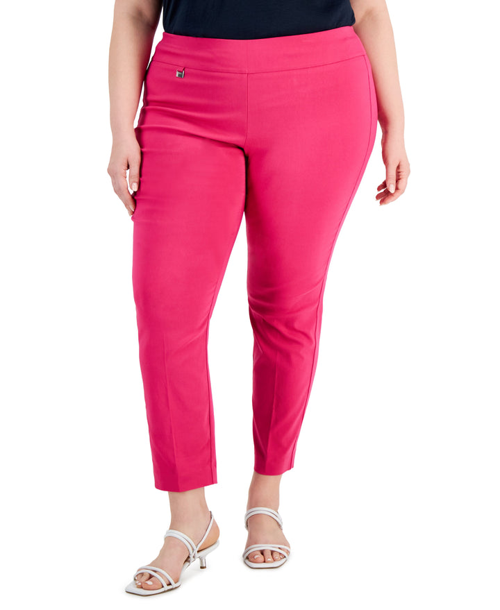 Alfani Plus Size Tummy Control Pull On Skinny Pants