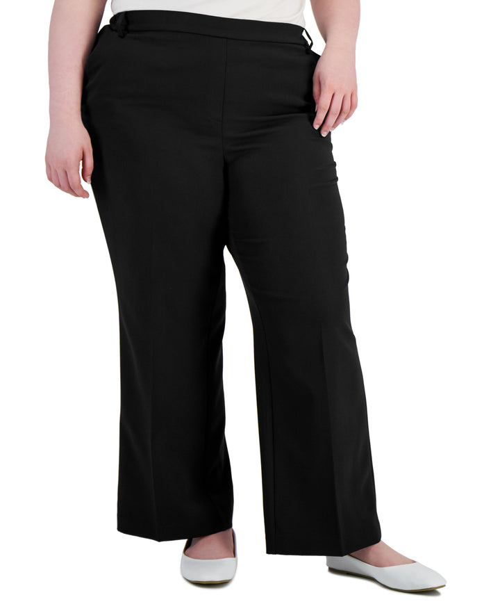 Alfani Plus Size Pull On Wide Leg Pants