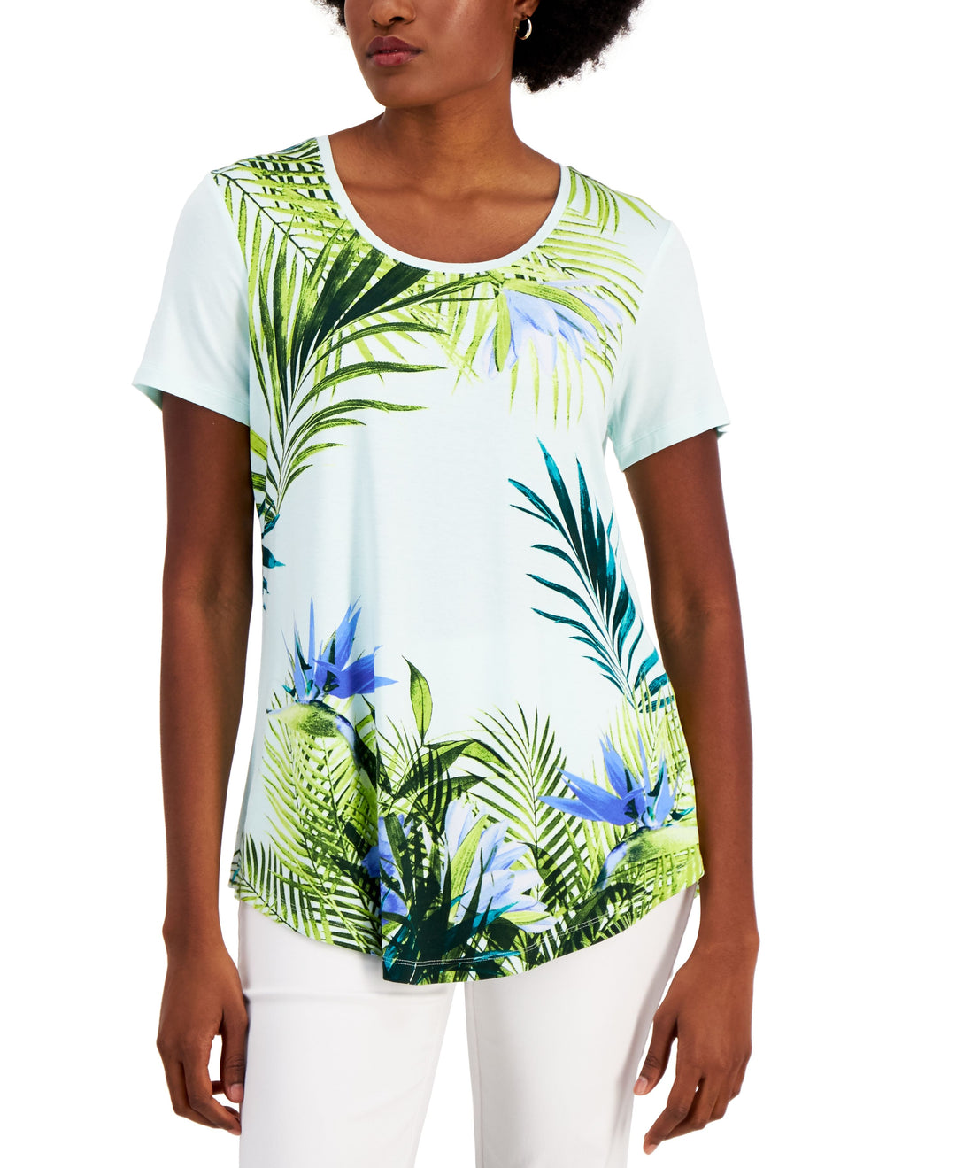 JM Collection Womens Oasis View Top