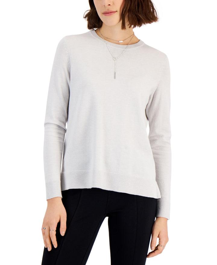 Style & Co Petite Crew Neck Sweater