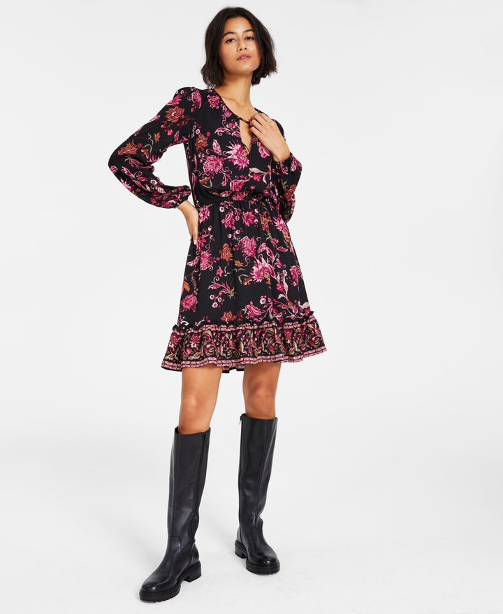 INC International Concepts Womens Floral Print Mini Dress