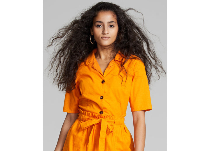 Now This Womens Cotton Camp Shirt