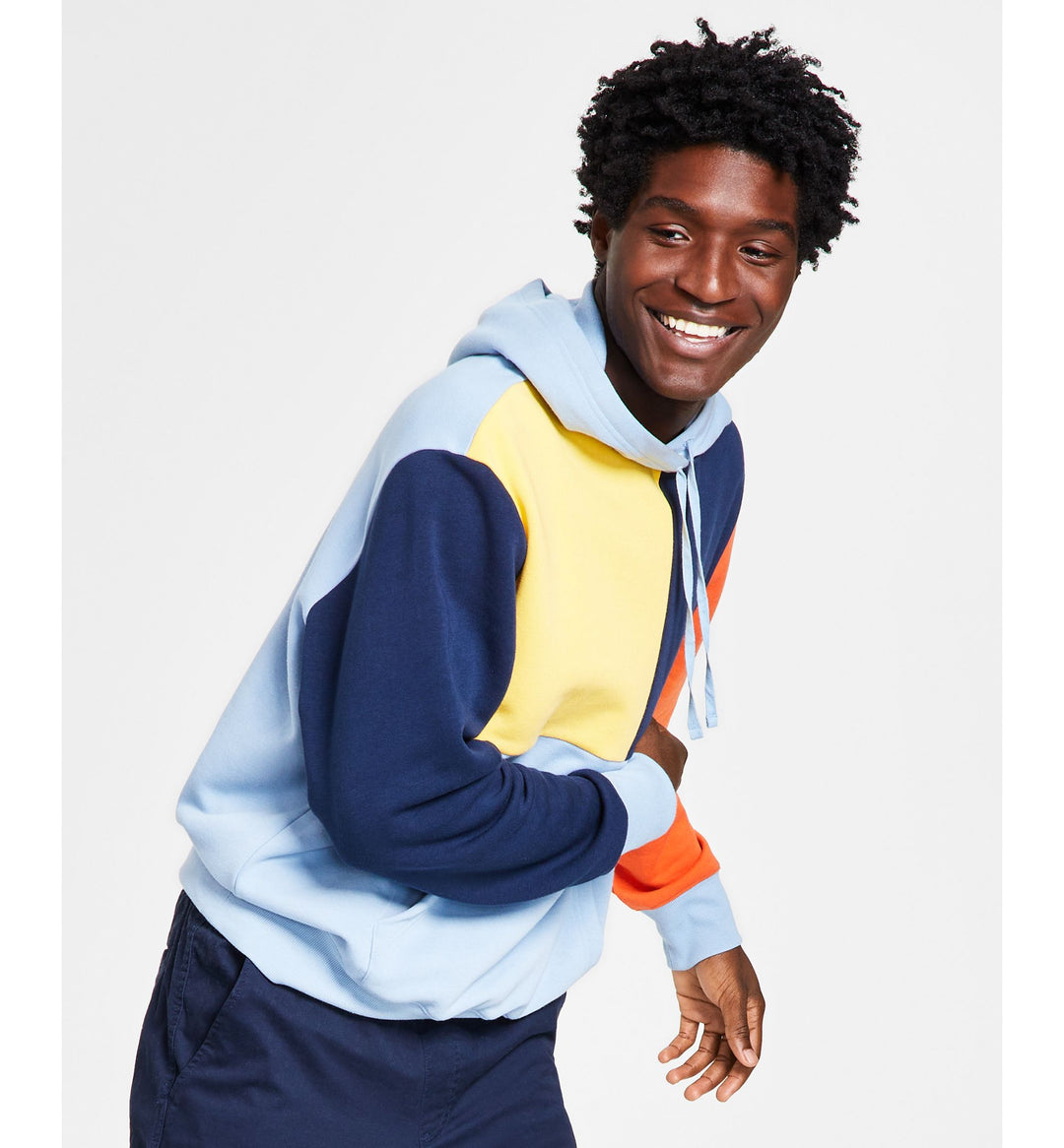 Men's Remix Colorblocked Hoodie Sweatshirt