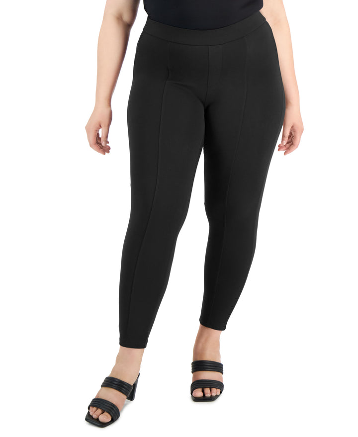 Style & Co Plus Size Ponte Knit Pull On Pants