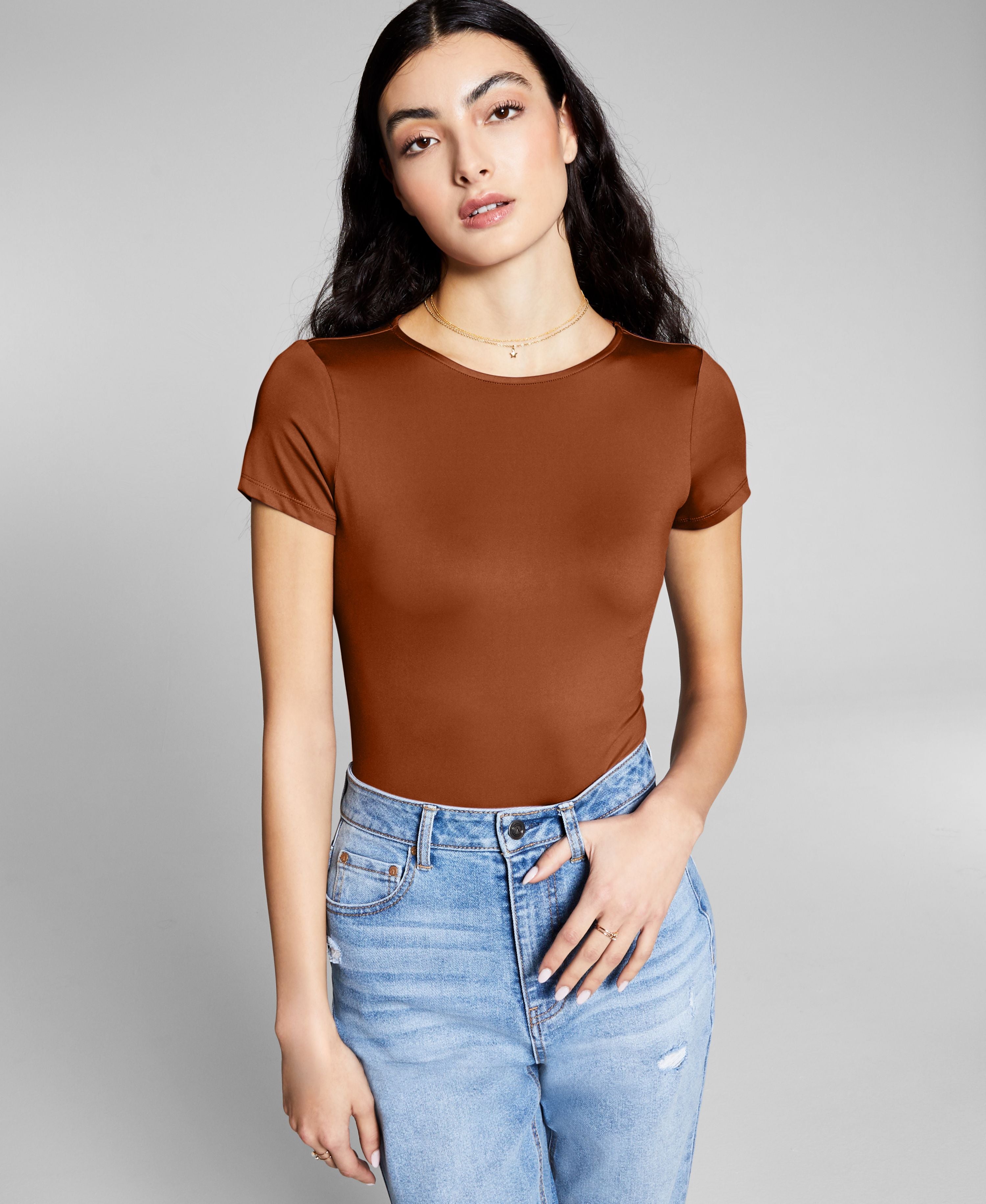 Now This Womens Crewneck Bodysuit