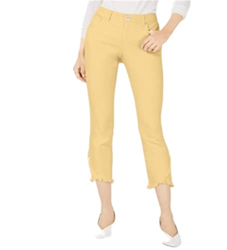 Tulip Hem Skinny Ankle Jeans