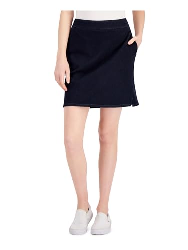 Charter Club Womens Denim Skort