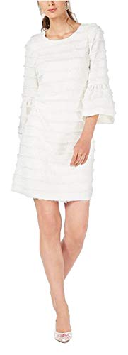 Alfani Fringed Stripe Shift Dress