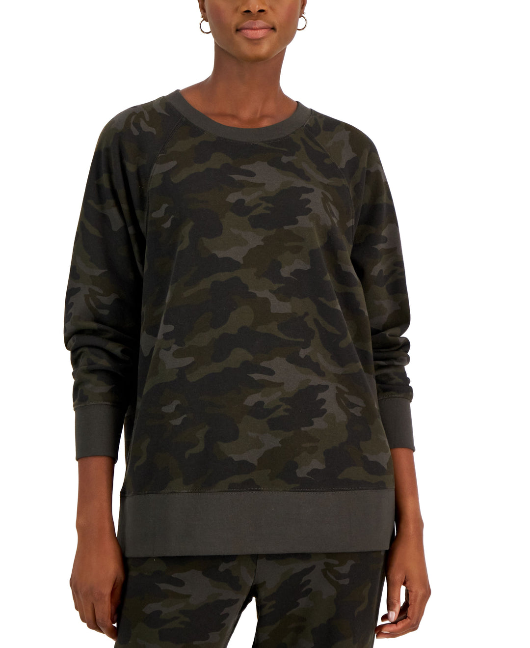 Style & Co Womens Fleece Sweatshirt