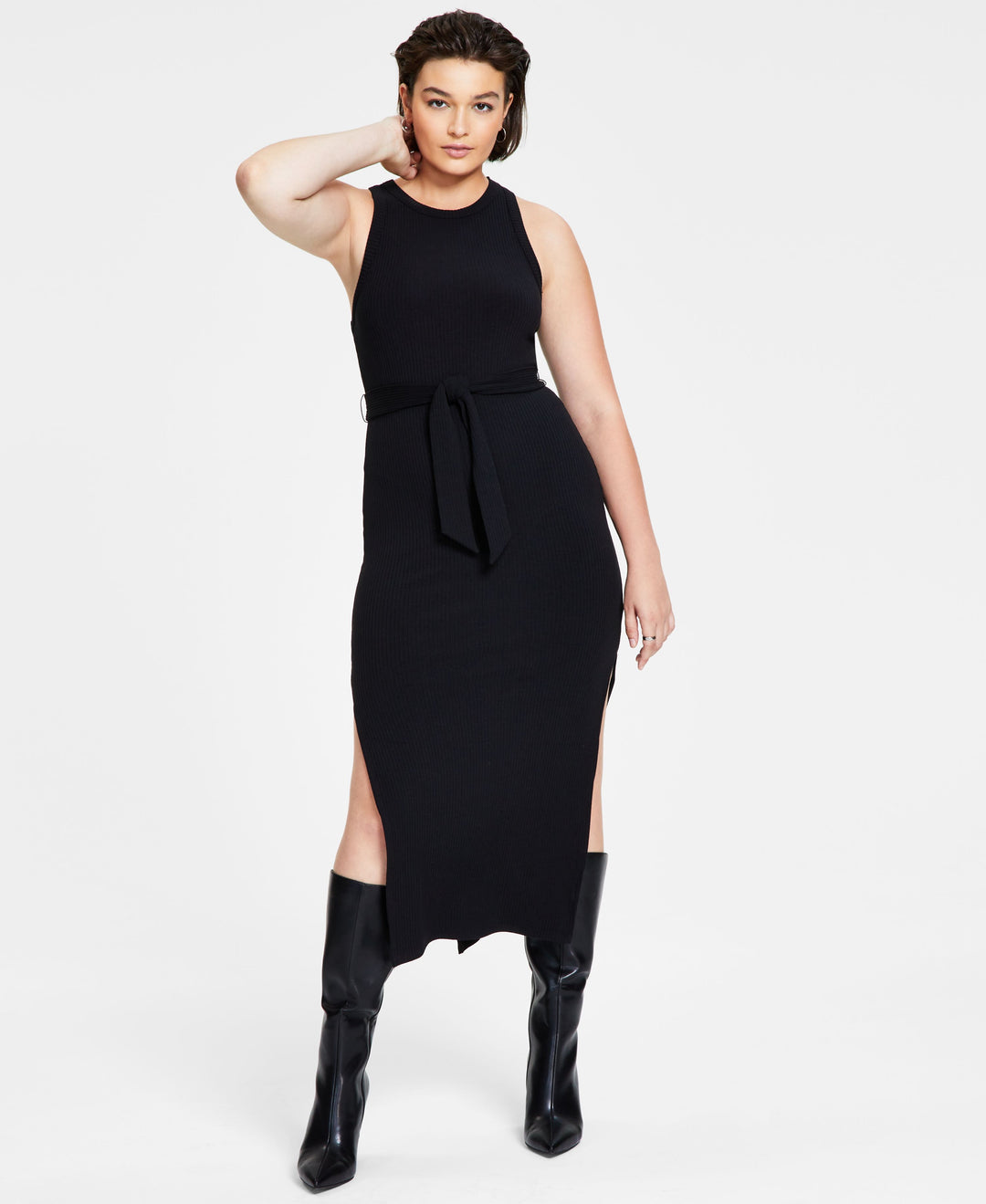 Bar III Womens Ribbed Midi Dress – USAFashion