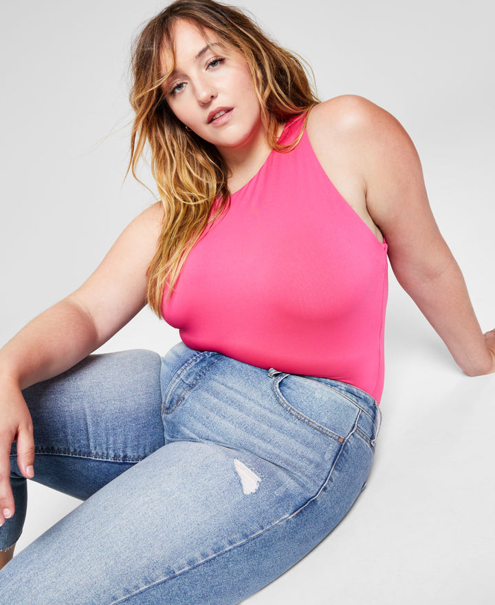 Now This Womens High Neck Bodysuit