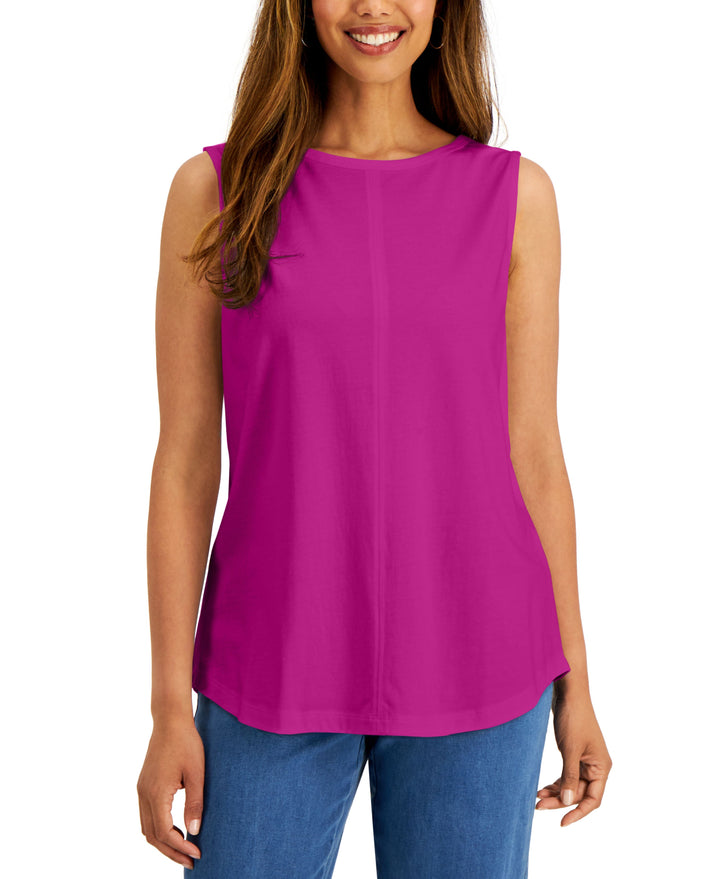 Sleeveless Shell Top