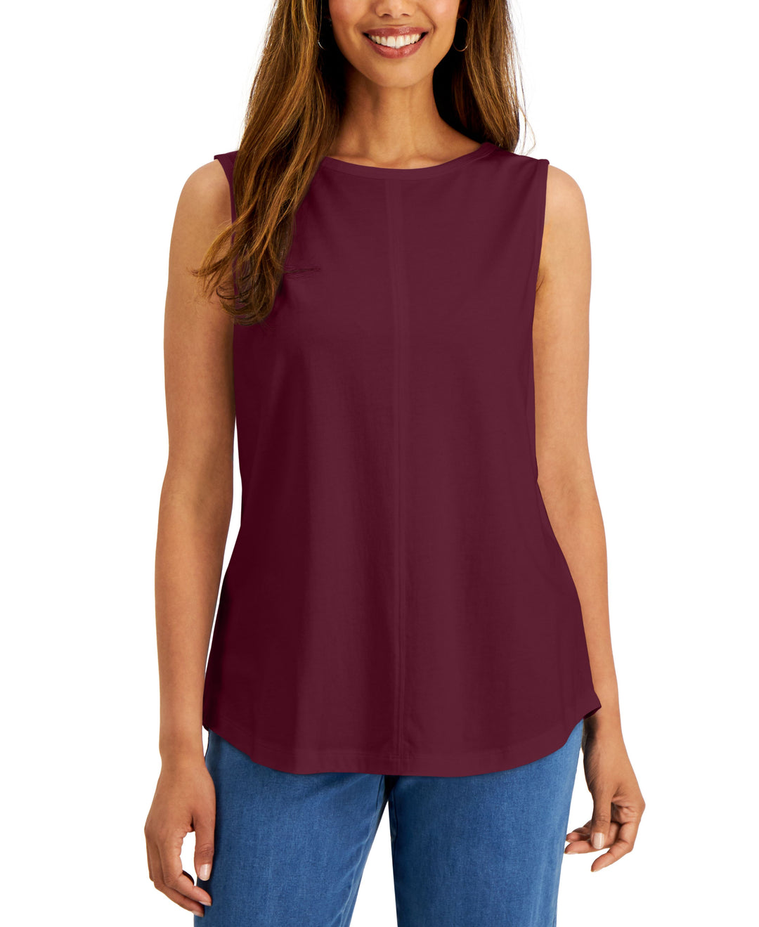 Sleeveless Shell Top