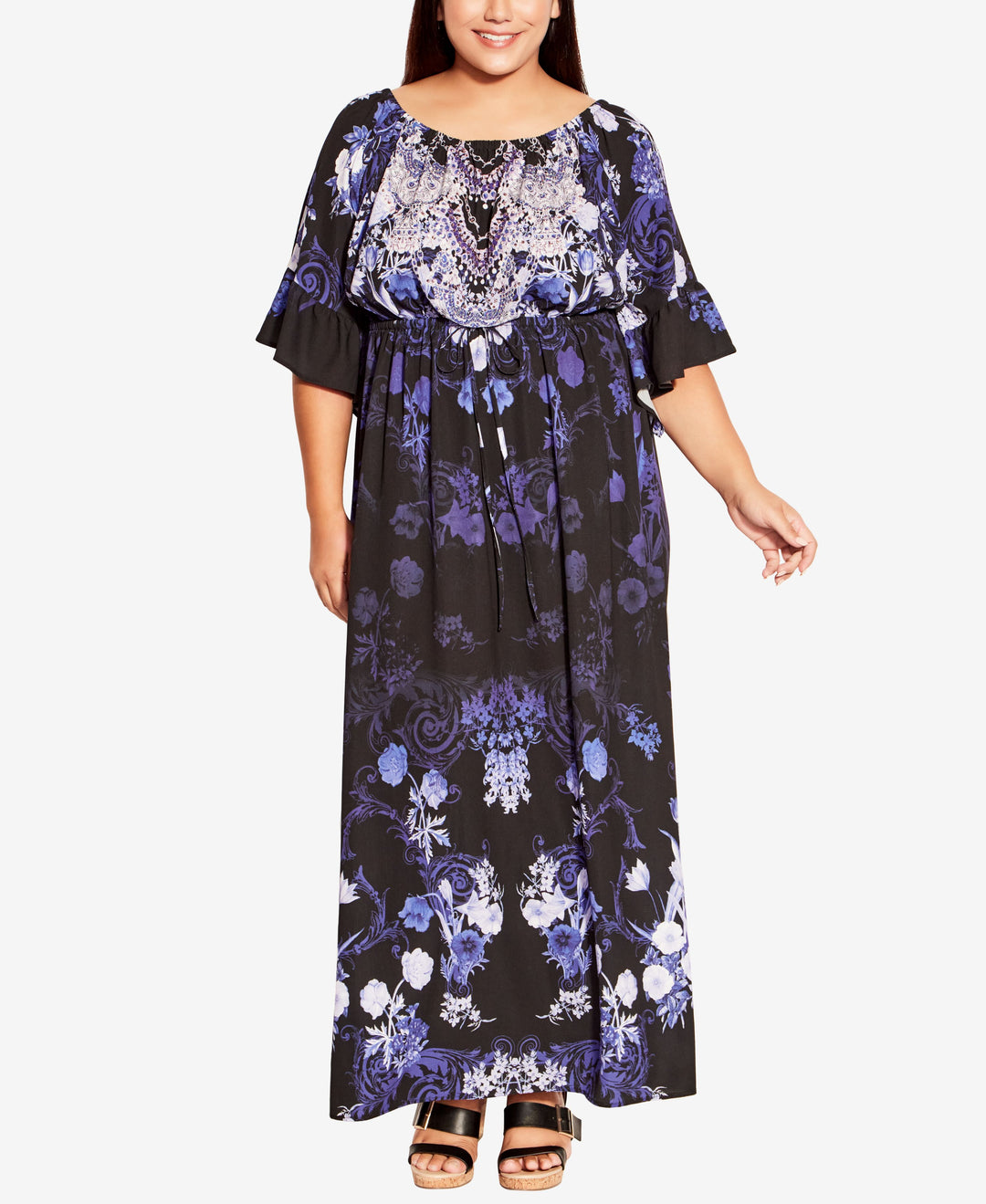 knee length dresses for ladies Avenue Plus Size Getaway Beaded Maxi Dress USAFashion knee length dresses for ladies Avenue Plus Size Getaway Beaded Maxi Dress USAFashion