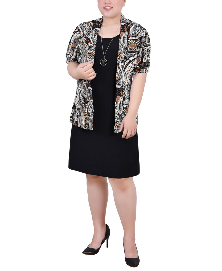 Plus Size 2 Piece Dress Set