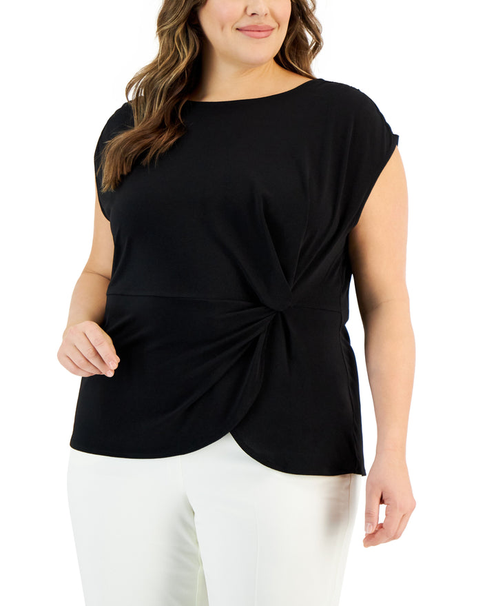 Alfani Plus Size Twisted Top