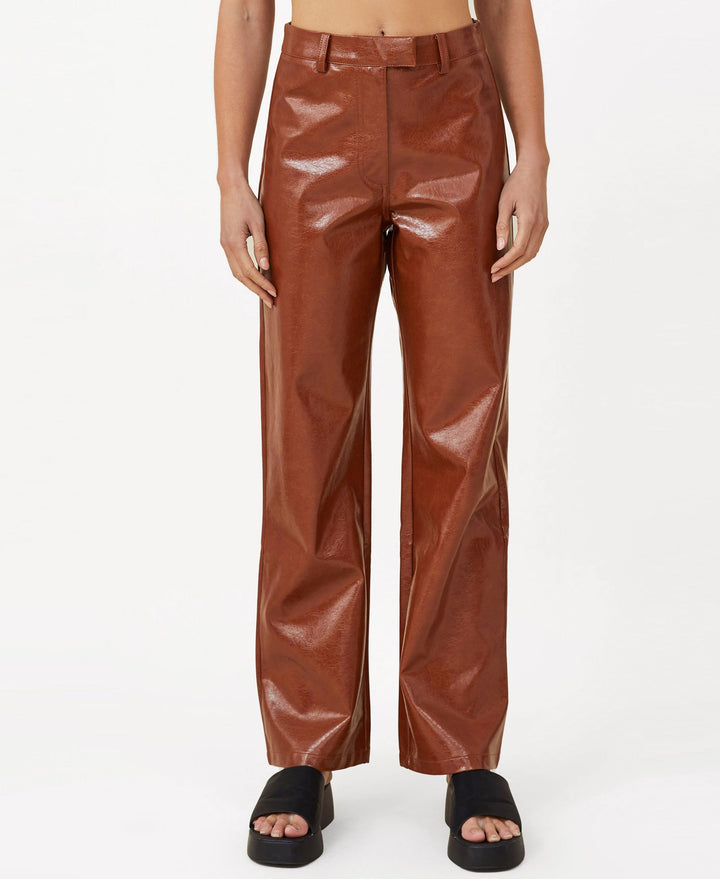 Women's Arlow Straight Faux Leather Pants