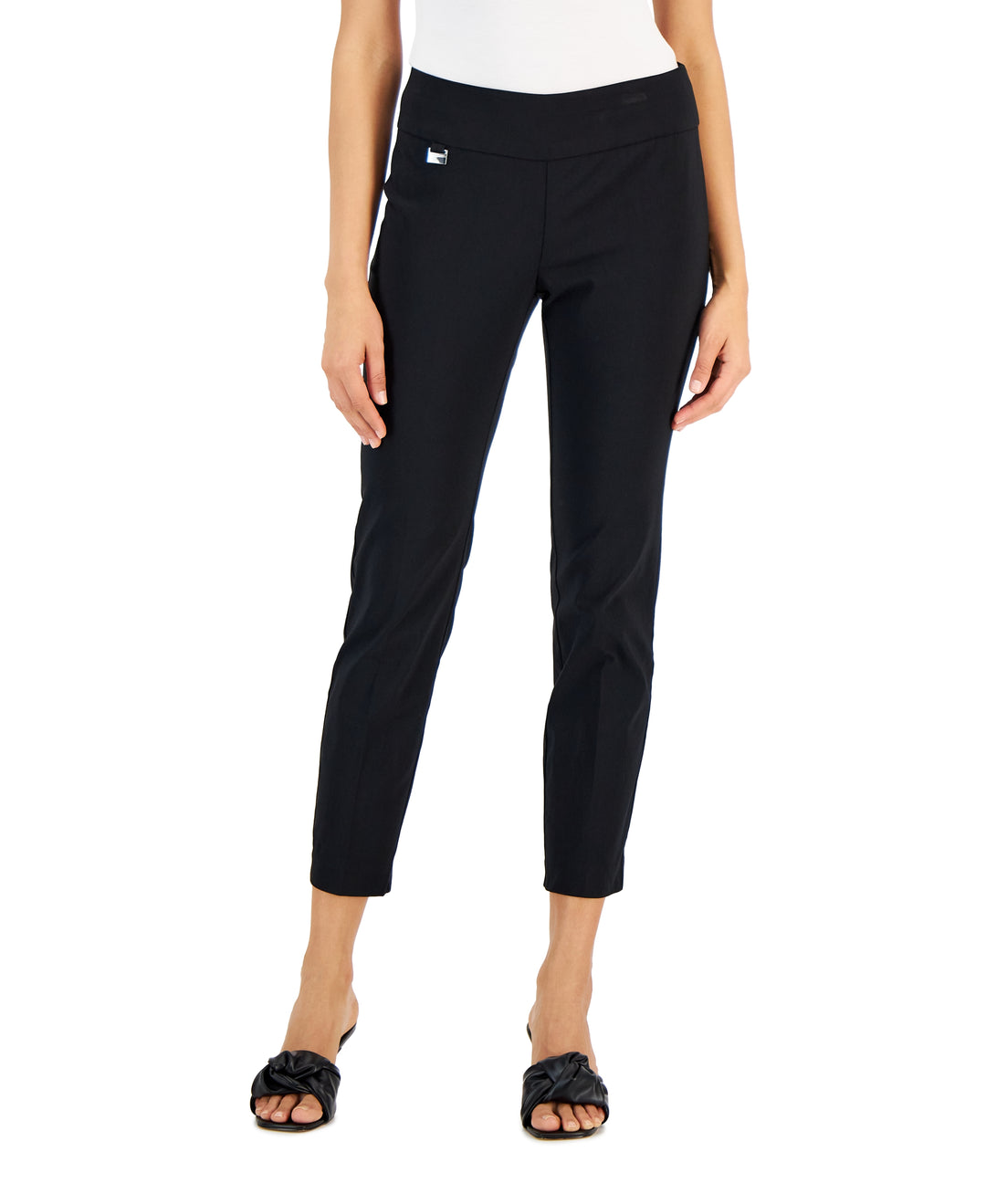 Petite Tummy-Control Pull-On Skinny Pants, Petite & Petite Short