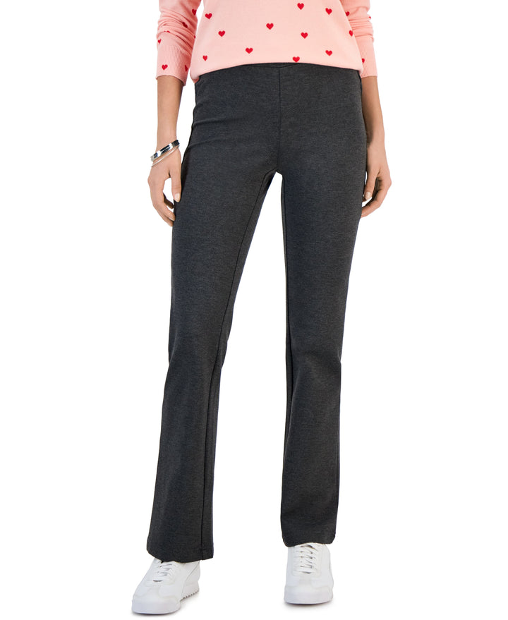 Style & Co Womens Ponte Knit Boot Cut Pants