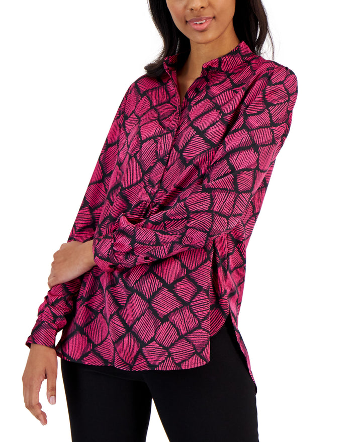 Plus Size Longer Length Nehru Tunic