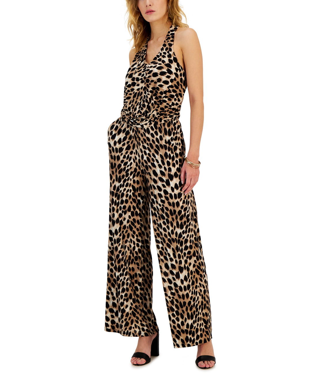 International Concepts Womens Halter Jumpsuit