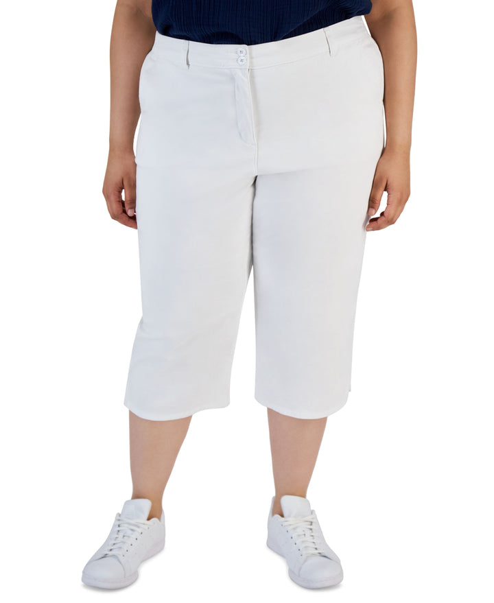 Karen Scott Plus Size Comfort Waist Capri Pants