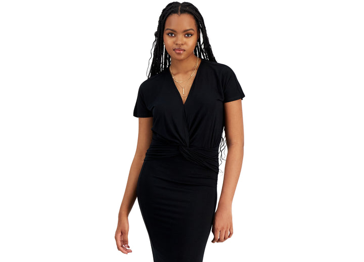 Women's V-Neck Twist-Front Top