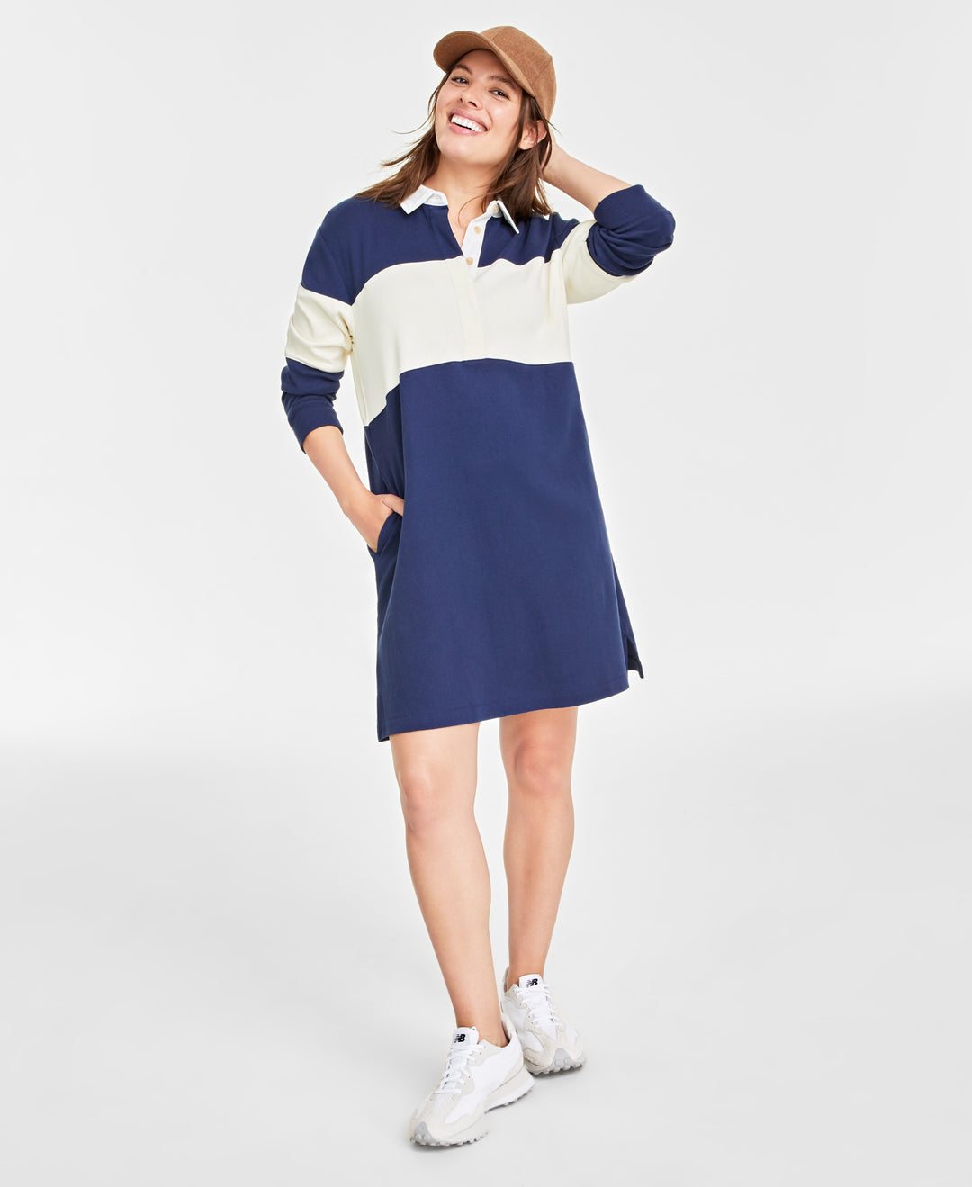 Women's Colorblocked Rugby Dress