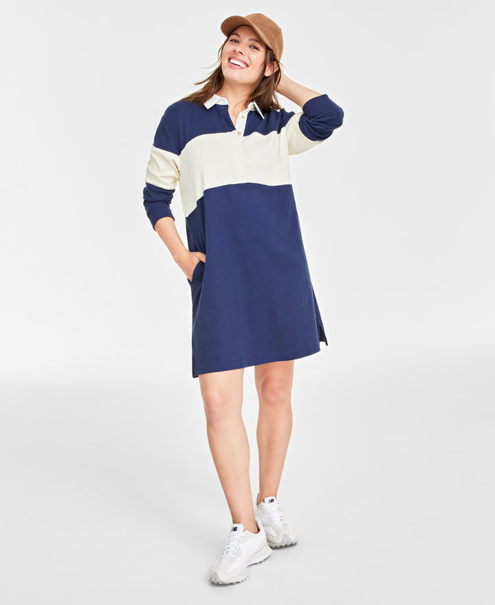 Women's Colorblocked Rugby Dress