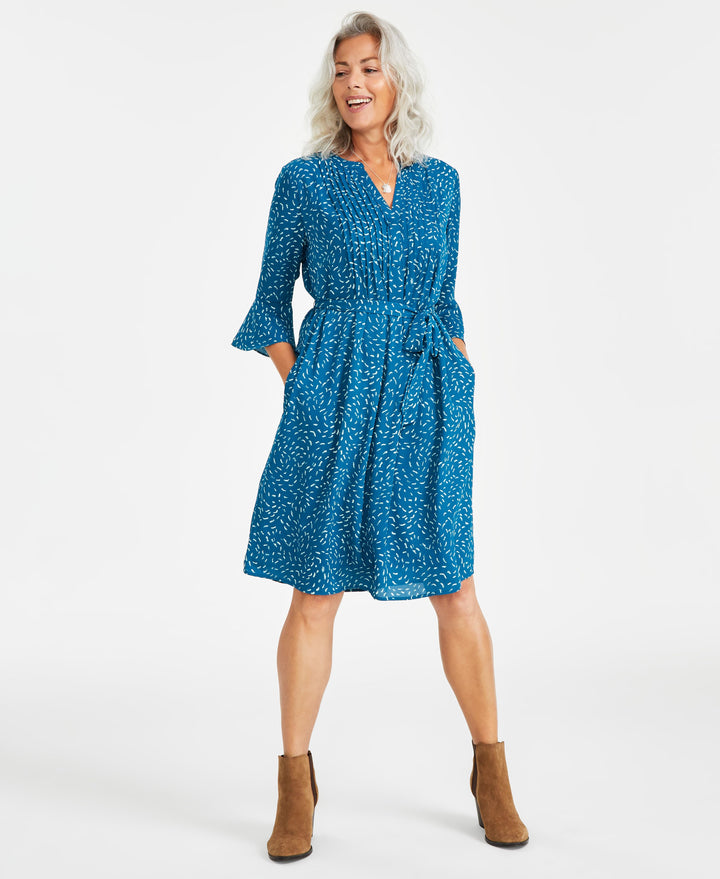 Petite Pintuck Dress